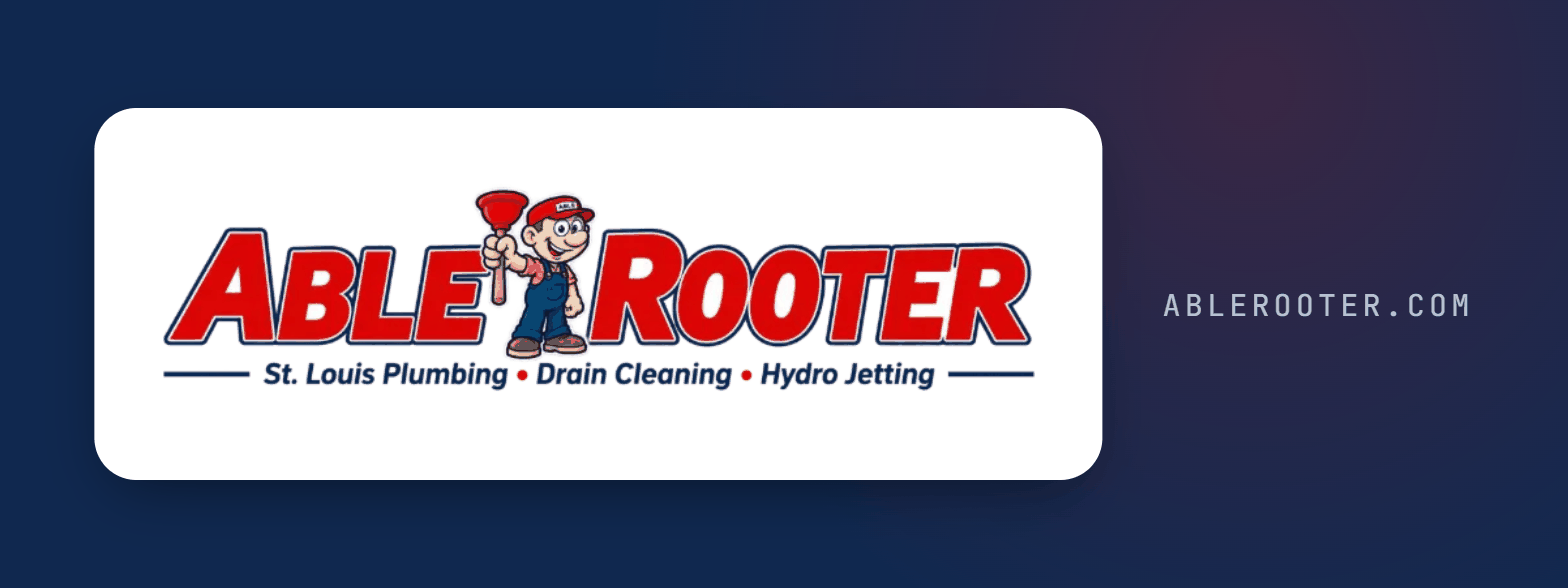 Able Rooter logo lockup
